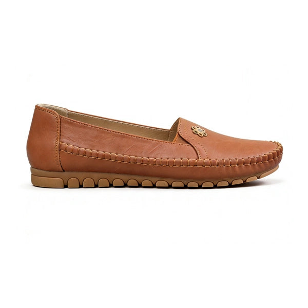 Stylish Orthopedic Leather Shoes - All-Day Comfort for Women