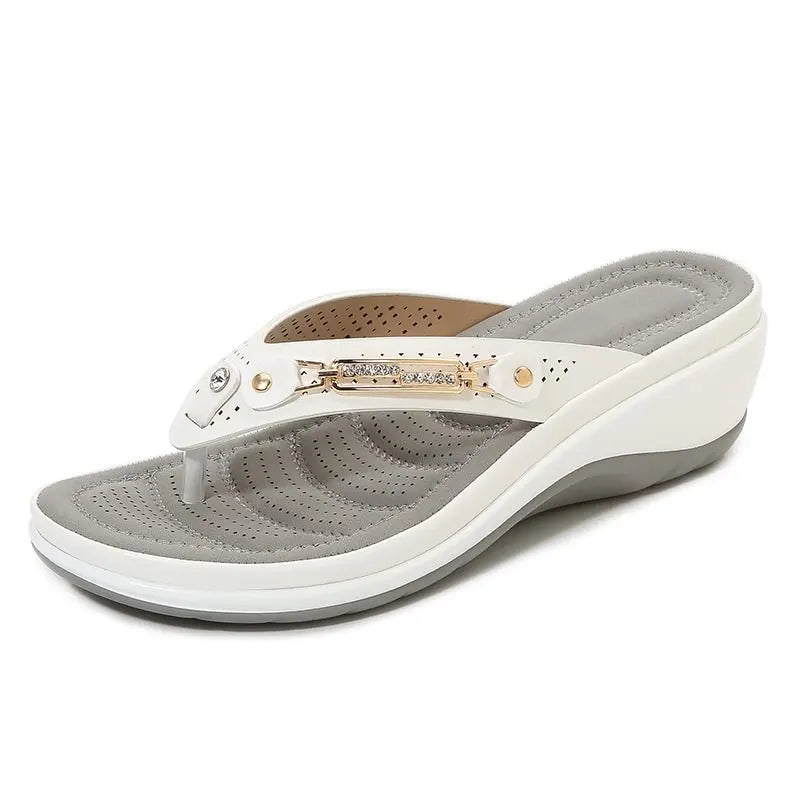 🔥Last Day Promotion 50% OFF -Women's Soft Cushion Flip Flops Thong Sandals