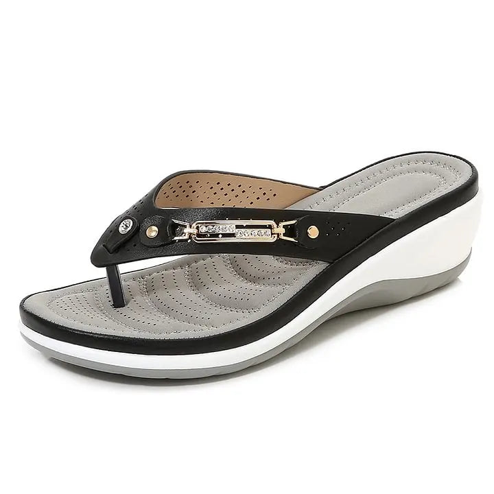 🔥Last Day Promotion 50% OFF -Women's Soft Cushion Flip Flops Thong Sandals